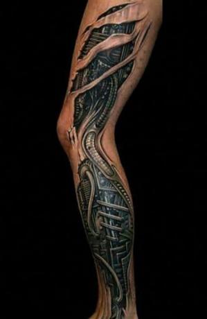 Biomehanska tetovaža nog