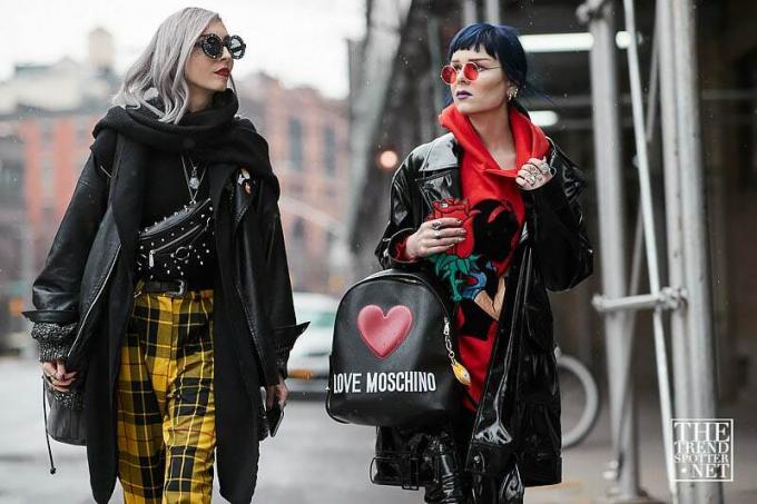 ნიუ იორკის მოდის კვირეული AW 2018 Street Style
