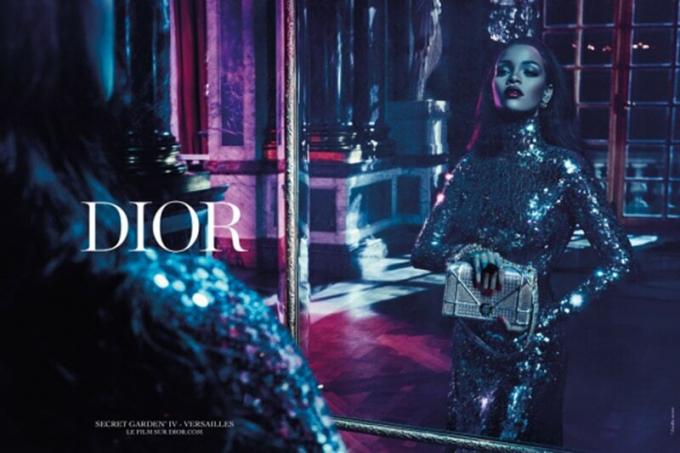 Steven Klein tarafından çekilen, Dior için Rihanna'nın Secret Garden IV kampanyası.