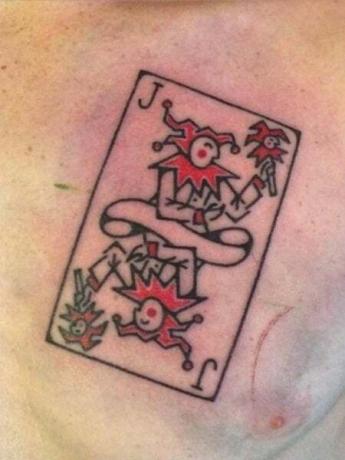 Tetovanie karty Joker 1