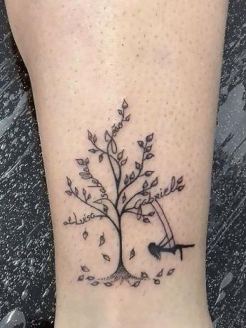 Rodinné stromové tetovanie 1