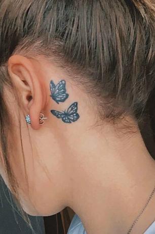Vlinder tatoeage