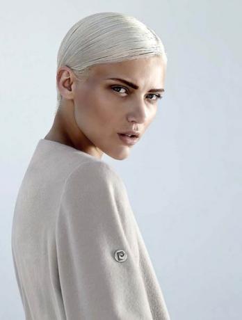 Slicked Back Platinum Blond Hair pre ženy