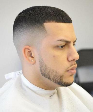 Skin Fade With Line Up