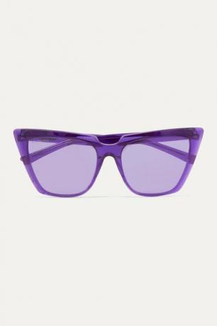 Ponadgabarytowe okulary przeciwsłoneczne z octanem kociego oka