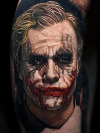 Tetovanie Dark Knight Joker