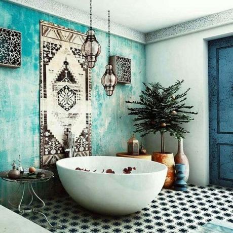 Marockanskt badrum