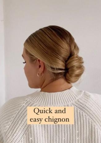 Chignon Hack pitkille lukoille
