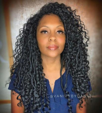 Curls and Locs New Crochet Hairstyle