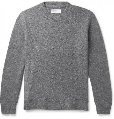 Sweater Campuran Wol Mélange