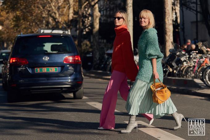 Street Style Paris Fashion Week Wiosna Lato 2019 (67 Z 158)