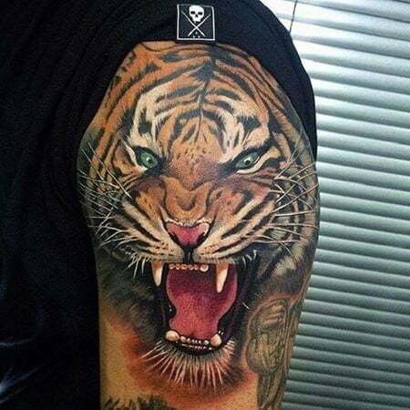 Tetovanie revúciho tigra