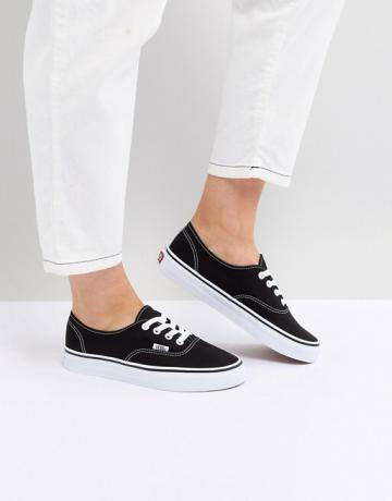 Authentieke Vans-sneakers in zwart en wit