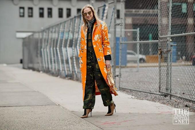שבוע האופנה בניו יורק AW 2018 סטייל רחוב