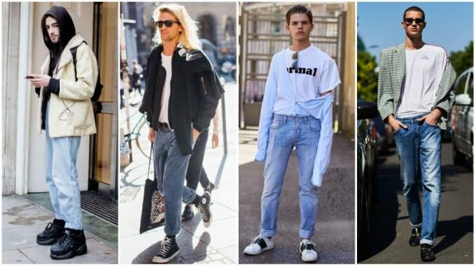 80 -talls Jeans Menn