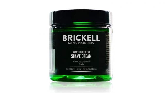 Brickell Men's Smooth Brushless Shave Cream för män