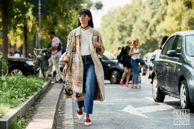 Milánsky týždeň módy, jar, leto 2019, pouličný štýl (39 z 137)