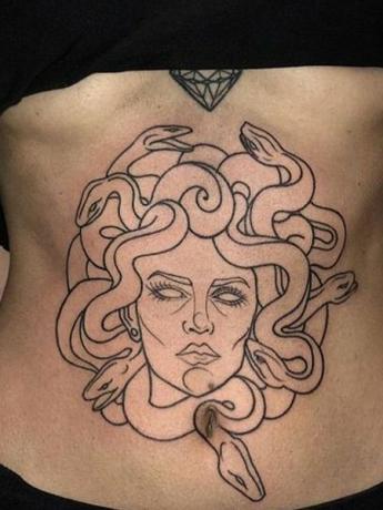 Medusa Žalúdočné tetovanie