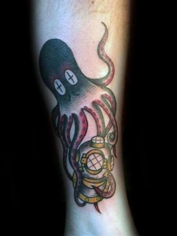 Octopus been tattoo