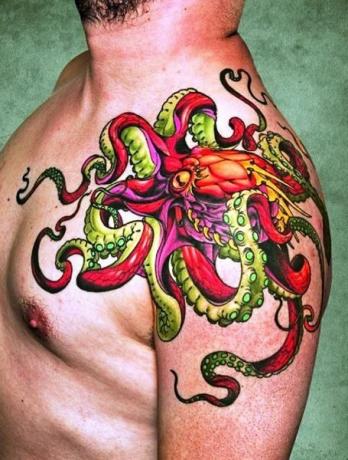 Tetovanie chobotnice