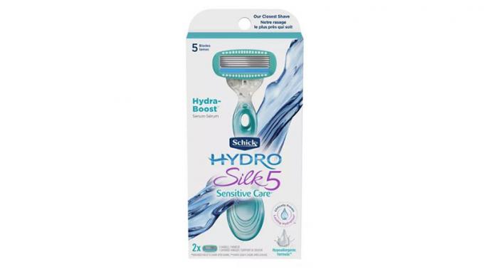 Schick Hydro Silk Sensitive Damenrasierer 1 Rasierergriff und 2 Nachfüllpackungen