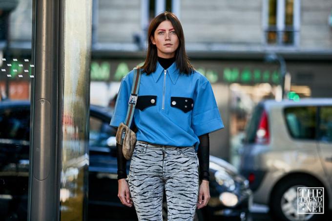 Street Style Paris Fashion Week Wiosna Lato 2019 (33 z 158)