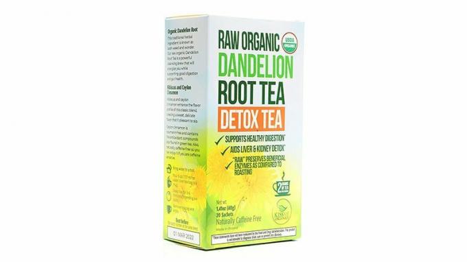 Surový organický púpavový koreňový čaj Detoxikačný čaj 