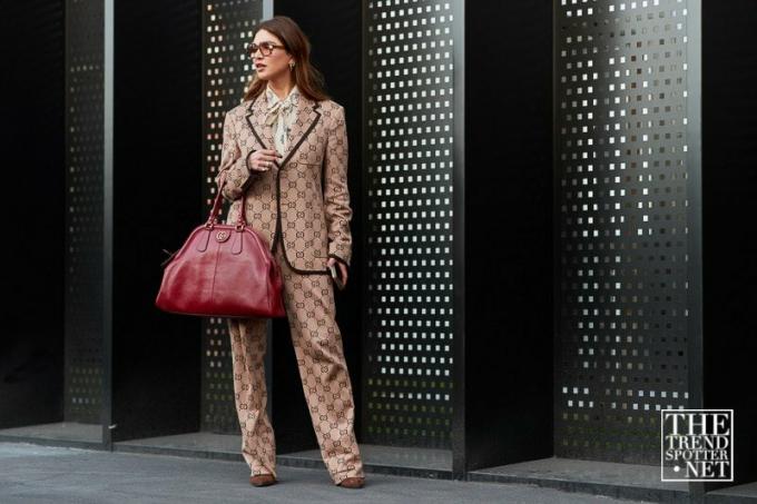 Milan Moda Haftası Aw 2018 Sokak Stili Kadınlar 14
