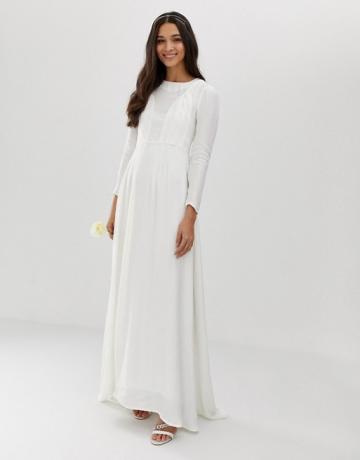 Pletené svadobné šaty Asos Edition