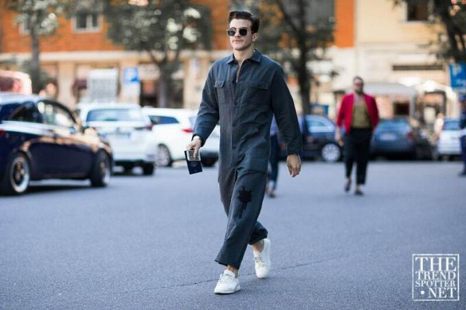 Milan Menswear Street Style vårsommaren 2017