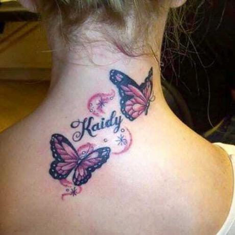 Tetovanie s názvom motýľa