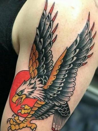 Орел татуировка 