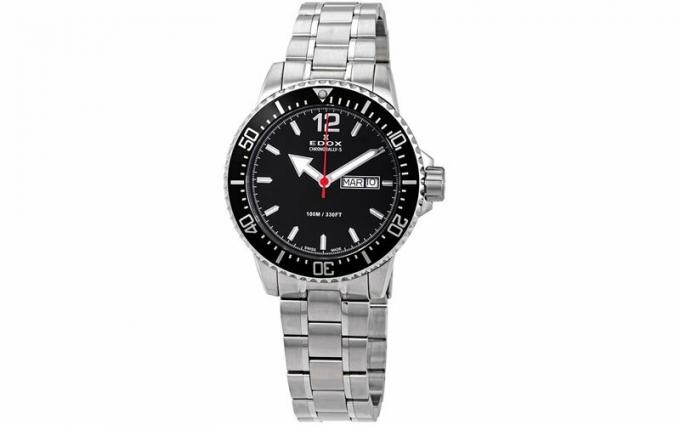 Pánské hodinky Chronorally S Black Dial z nerezové oceli 84300 3m Nbn