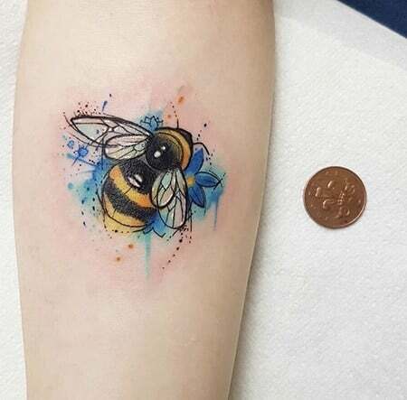 Tetovanie Bumble Bee