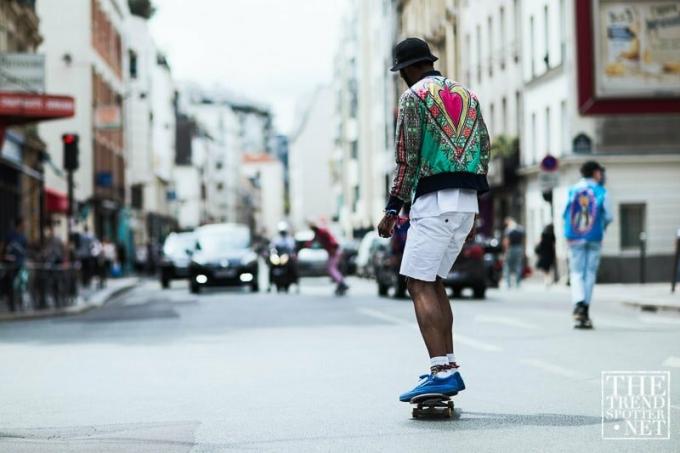 Street Style Paris Mens Fashion Week vårsommaren 2017