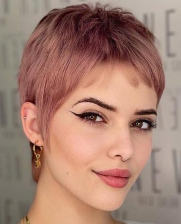 Tunsoare Pixie Long Rose Gold