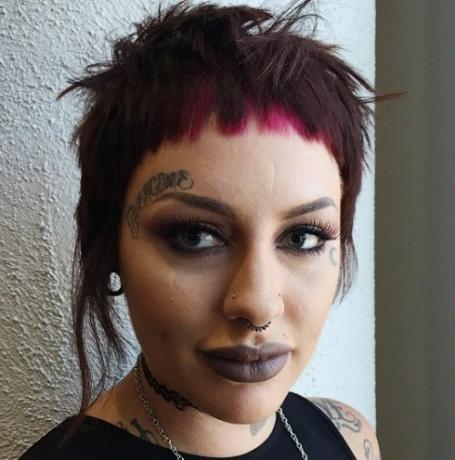Cropped Punk Hairstyle
