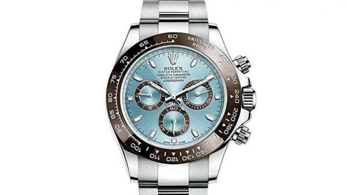 Platinové hodinky Rolex Cosmograph Daytona Ice Blue Dial