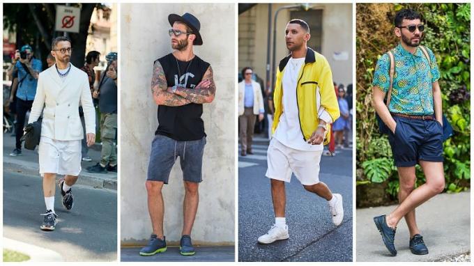 Sneakers med shorts
