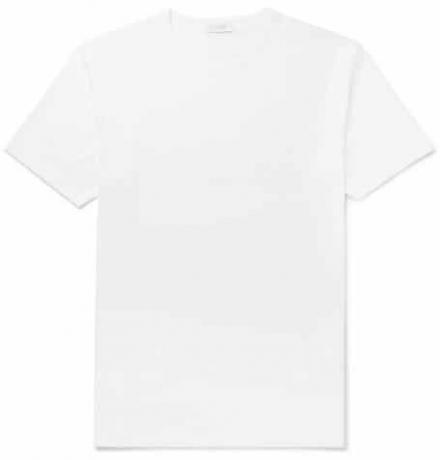 Slim-fit bomuldsjersey T-shirt